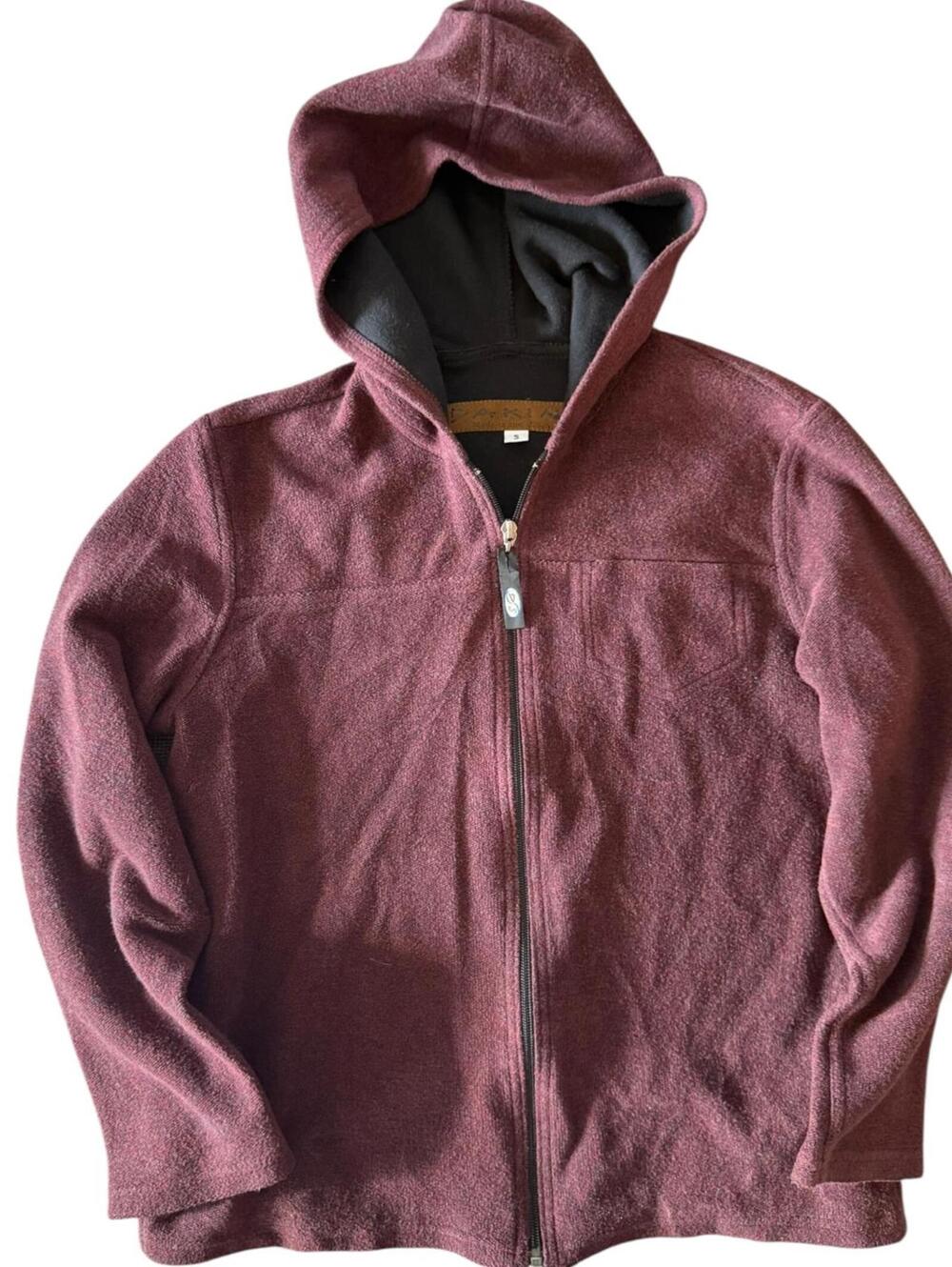 Dakini Burgundy Full-Zip Hoodie – Size S